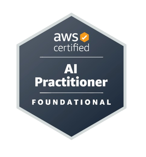 AWS Certified AI Practitioner AIF-C01 certification badge