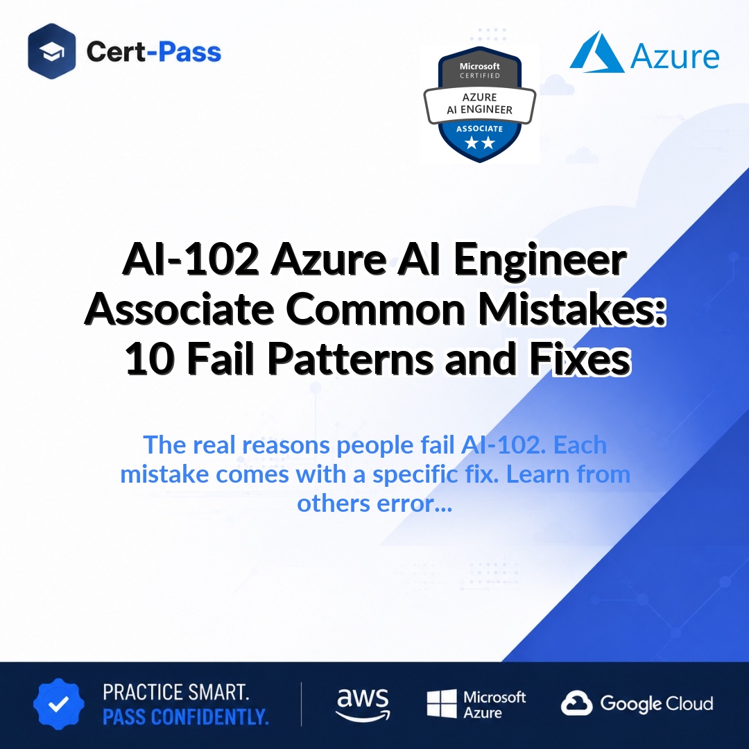 AI-102 Azure AI Engineer Associate Common Mistakes: 10 Fail Patterns and Fixes