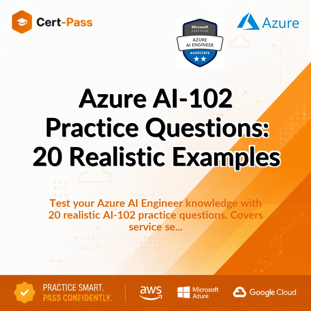 Azure AI-102 Practice Questions: 20 Realistic Examples