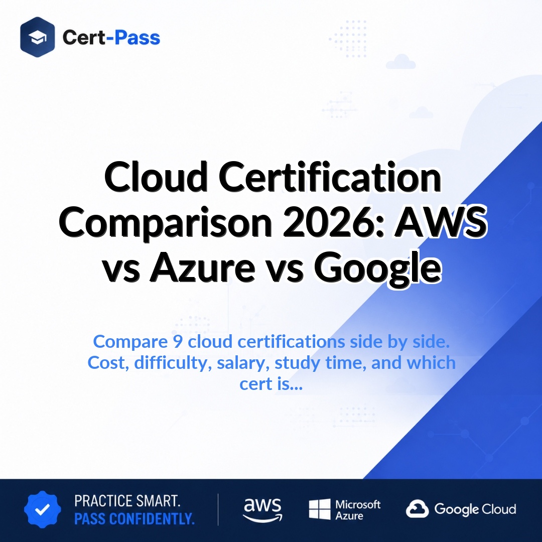 Cloud Certification Comparison 2026: AWS vs Azure vs Google