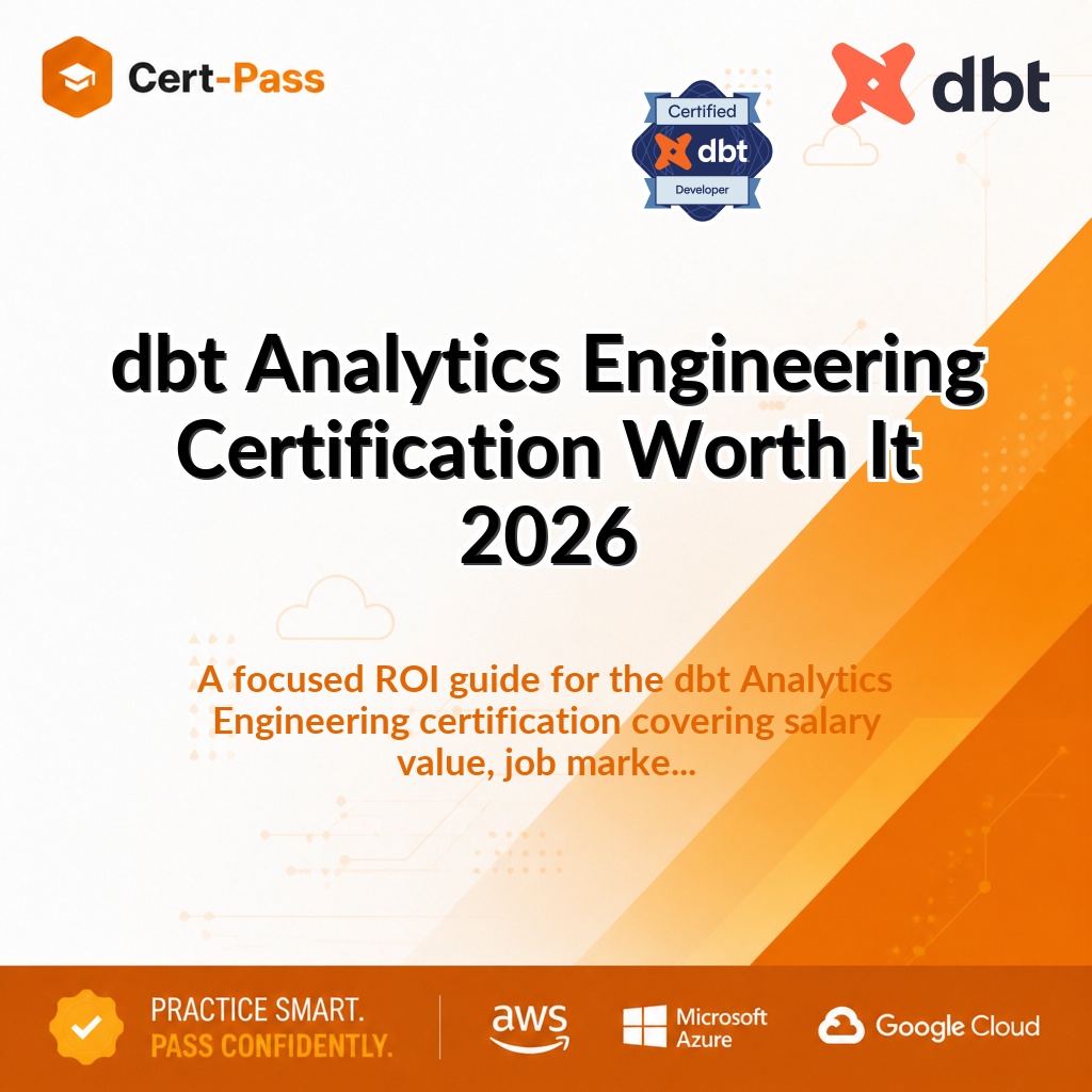 dbt Analytics Engineering Certification Worth It 2026