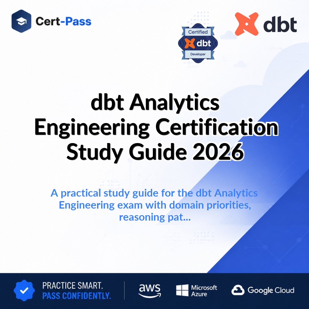 dbt Analytics Engineering Certification Study Guide 2026