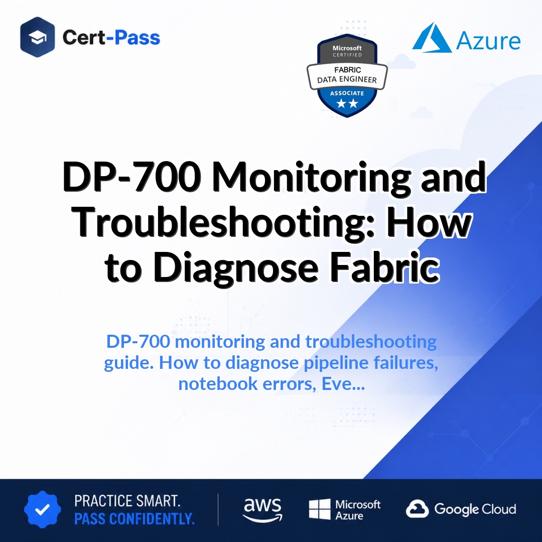 DP-700 Monitoring and Troubleshooting: How to Diagnose Fabric
