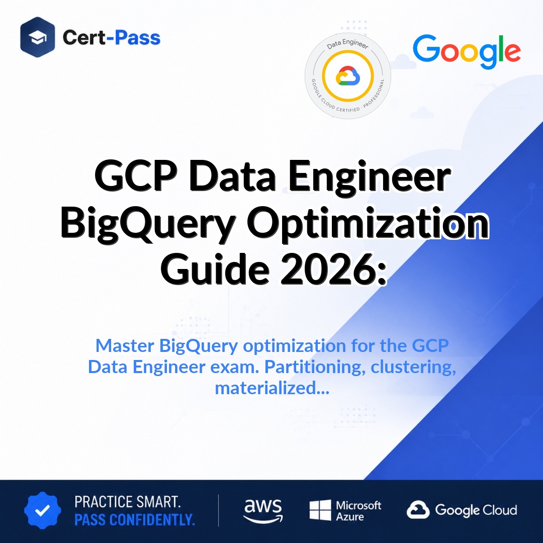 GCP Data Engineer BigQuery Optimization Guide 2026: