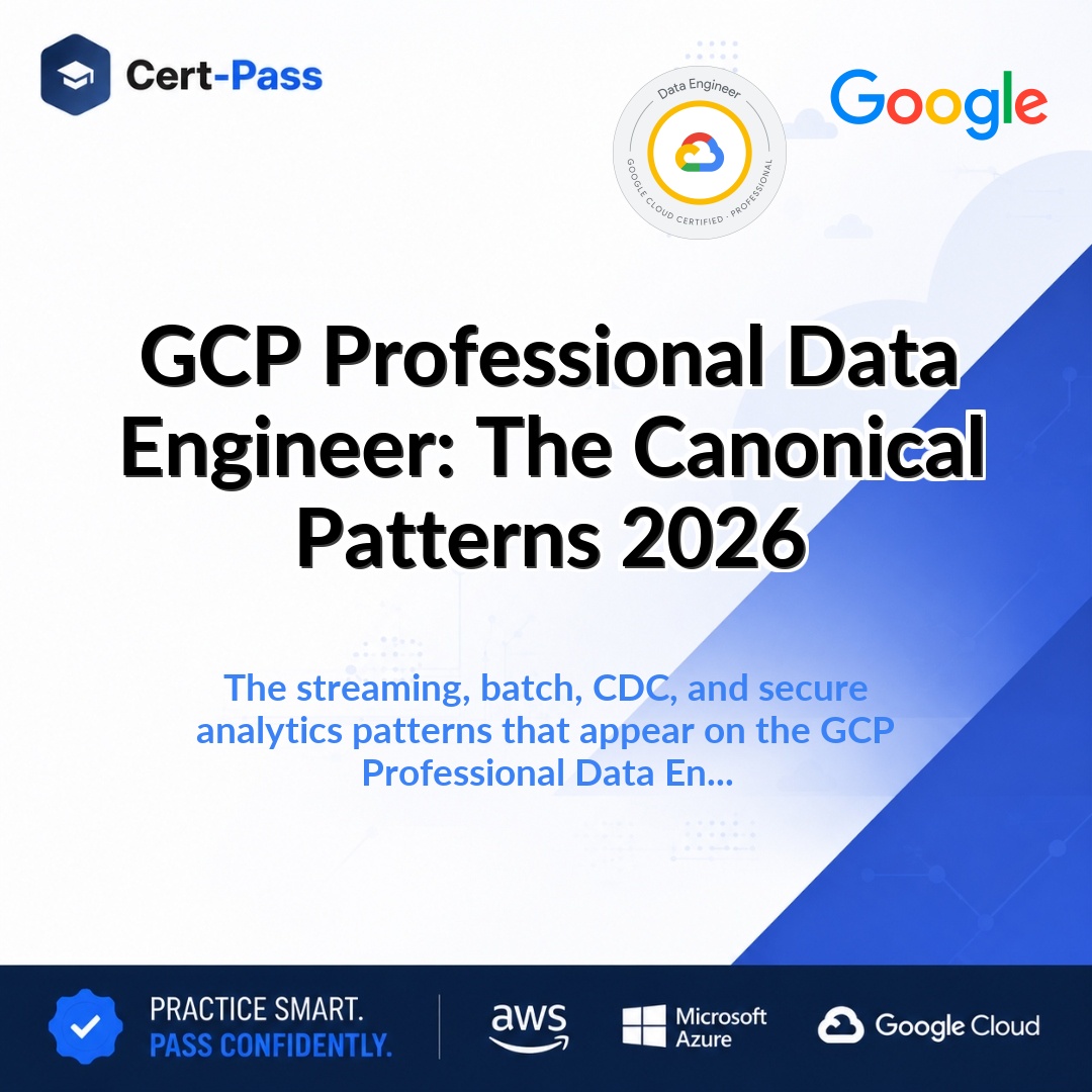 GCP Professional Data Engineer: The Canonical Patterns 2026