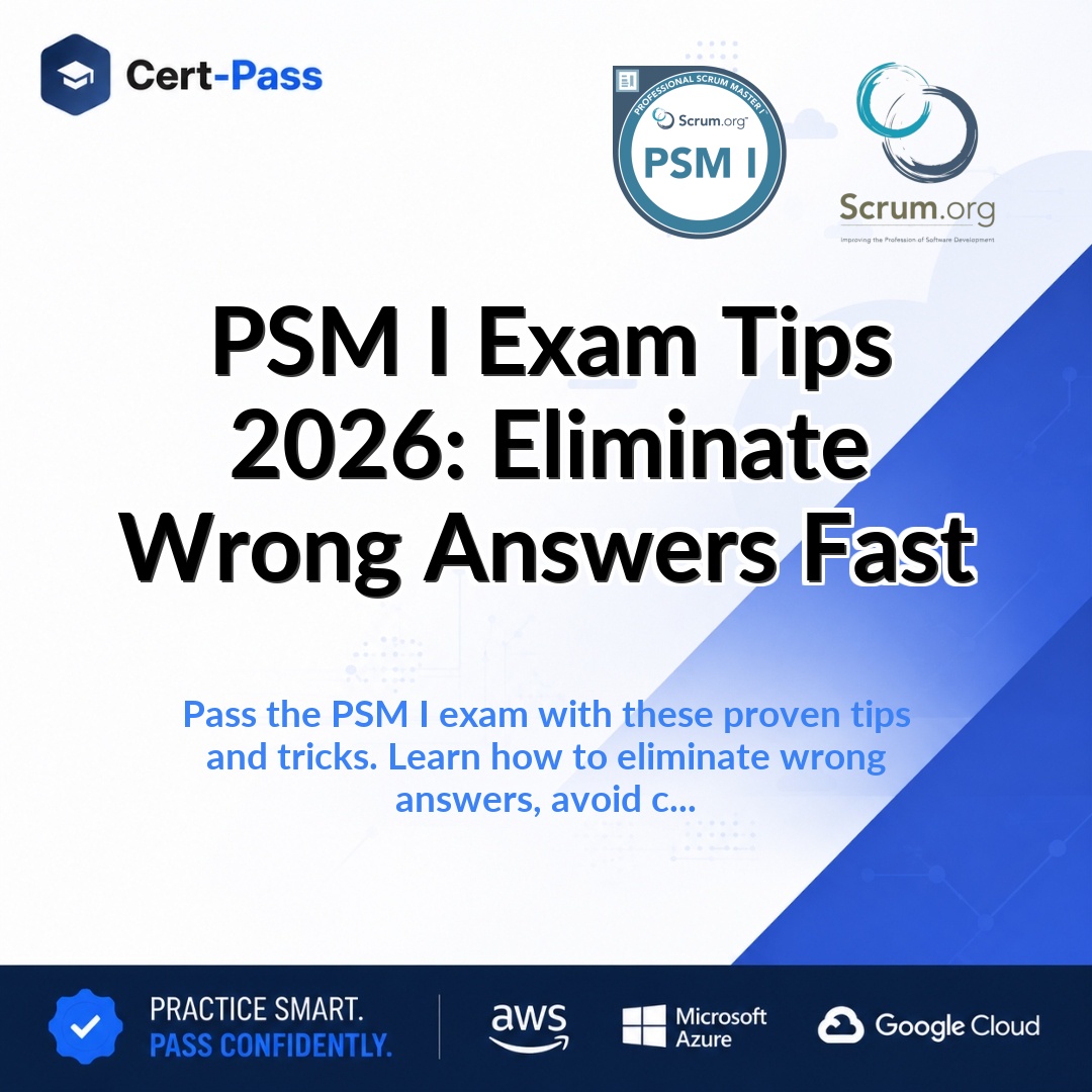 PSM I Exam Tips 2026: Eliminate Wrong Answers Fast