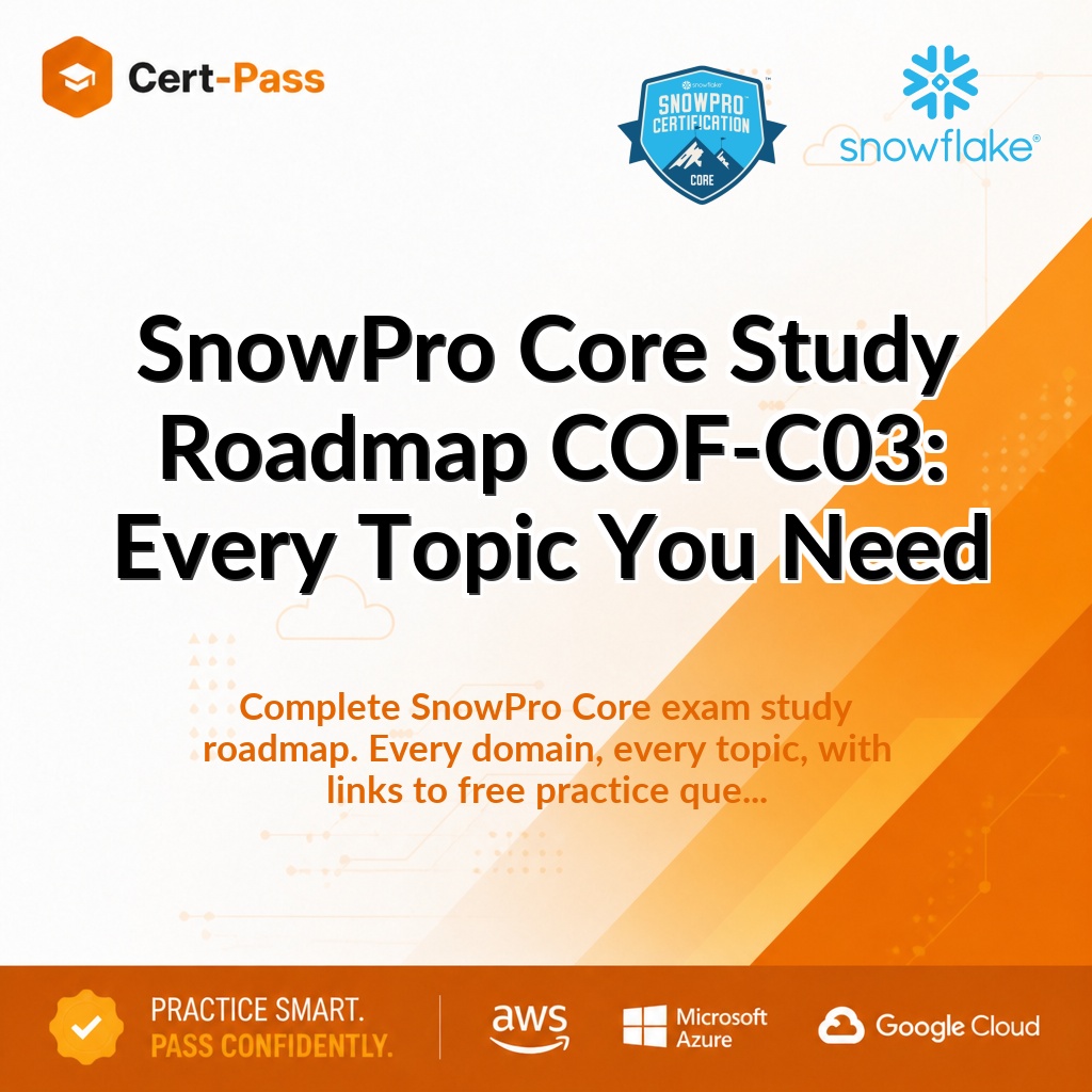 SnowPro Core Study Roadmap COF-C03: Every Topic You Need